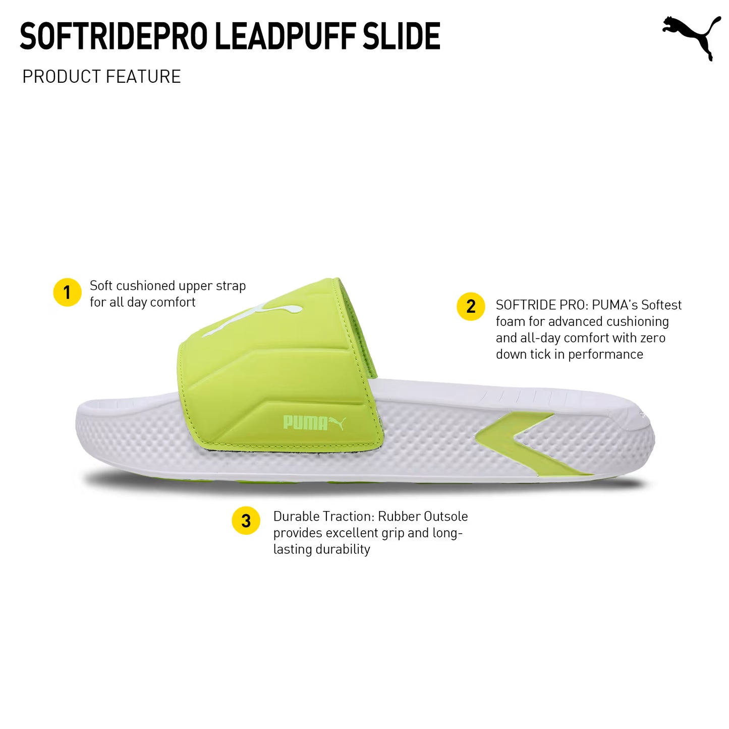Softridepro Leadpuff Men's slides